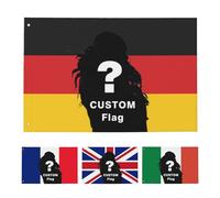 Drapeaux personnalisés, Créez votre propre drapeau avec photo/logo/texte pour le jardin, 2x3/3x5/4x6/5x8ft, Cadeaux de décoration intérieure et extérieure personnalisés - Fête d'anniversaire, journée