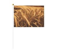 Drapeaux portables imprimés champs de blé pour décoration d'événements, utilisation polyvalente, activités de groupe