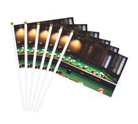 Drapeaux portables imprimés de billard pour événements sportifs, célébrations, décorations d'intérieur et d'extérieur