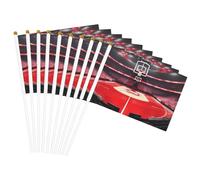 Drapeaux portatifs imprimés d'arènes de basket-ball, drapeaux portables, événements sportifs, célébrations, décorations d'intérieur et d'extérieur