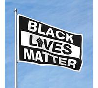Drapeaux pour chambre de fille - Noir - Lives Matter Blm - Décoration de toilettes - 30 x 45 cm