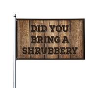 Drapeaux pour chambre de filles « Did You Bring A Shrubbery Flag Yard Art » Décoration de chambre pour hommes (60 x 90 cm)