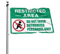 Drapeaux pour chambre de filles, panneau « Do Not Enter », panneau « Autorized Personnel Only » pour décoration de chambre pour hommes (taille : 120 x 180 cm)