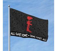 Drapeaux pour chambre de garçons All Gave Some Gave All Gave All Drapeau militaire Dortoir pour filles Accessoires de piscine (152 x 244 cm)