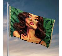 Drapeaux pour chambre de garçons Pop & Weed: un drapeau d'évasion moderne pour toilettes, accessoires de chambre pour adolescents garçons (152 x 244 cm)