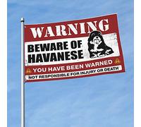 Drapeaux pour homme, grotte, méfiez-vous du drapeau havanais, accessoires de bureau pour homme (152 x 244 cm)