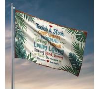 Drapeaux pour les gars Toolch & Stoch : une déclaration d'amour sincère et de connexion Drapeau décoration extérieure à suspendre (120 x 180 cm)