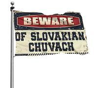 Drapeaux pour votre chambre, méfiez-vous des drapeaux slovaques Chuvach, décoration de bar, décoration pour la maison (120 x 180 cm)