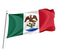 Drapeaux Premier Empire Mexicain Bannières Double Face Avec Œillets Drapeau De Cour Pour Plage Clubs Événement 152X90Cm