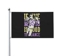 Drapeaux Si La Musique Est Bonne, Tu Danses Bannières Avec Œillets Double Face Drapeaux De Maison Pour Chambres Accessoires Événement 90X150Cm