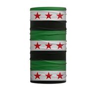 Drapeaux syriens - Écharpe de cou pour tous les âges - Guêtre trois étoiles pour événement formel, fête nationale, événement culturel, cyclisme, a, Taille unique