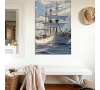 Drapeaux vintage de 61 cm x 0,9 m - Blanc - Décoration lourde - Drapeau de bienvenue avec œillets en laiton - Drapeau de jardin pour toutes les saisons