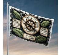 Drapeaux vintage pour gars avec thème nautique et restrictions de sexe - Drapeau décoratif pour chambre d'adolescente (152 x 244 cm)