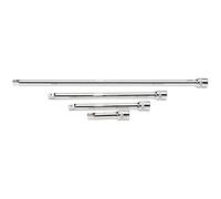 Draper 0.6cmD Barre Extension Set Chrome Poli 4 Pièce Molette Bague 16765