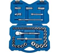 Draper 02359 Expert 1/2" Jeu de cliquet et douilles Métrique et impérial 37 pièces