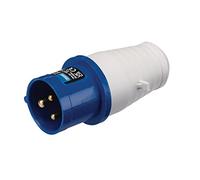 Draper 03717 Prise de chantier 230 V, 16 A, 110 V, bleu et blanc, taille unique