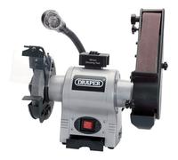 Draper 05096 150mm 370W 230V Meuleuse Banc Avec Sablage Ceinture Et LED