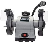 Draper 05097 Meuleuse d'établi robuste avec lampe de travail 200 mm 550 W 230 V