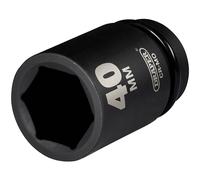 Draper 08511 Hi-Torq Douille à Impact Profonde, 2.5cm Carré Dr 40mm