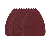 Draper 08617 Detail Sanding Sheets with Hook and Loop, Abrasive Sheets for Vibrating Sander, 140mm, 80 Grit, SSD6 (Pack of 10)