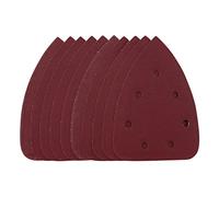 Draper 08625 Abrasif Ponceuse Detail Sanding Sheets with Hook and Loop, 140mm, 240 Grit, SSD6 (Pack of 10)