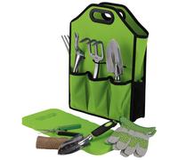 Draper 08998 Ensemble d'outils de Jardin en Aluminium avec Sac de Rangement (11 pièces)