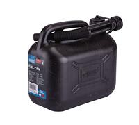 Draper 09053 Bidon de carburant en plastique, 5 L, noir