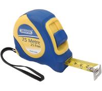 Draper 09225 Série DIY Ruban métrique avec mesures en mètres et en pieds, surface Softgrip, 7,5 m