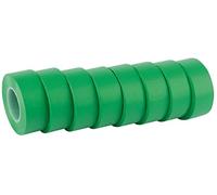 Draper 11914 Expert Ruban isolant Vert 10 m x 19 mm Lot de 8