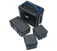 Draper 14711 boite plastique, Noir, Lot de 4 pièces