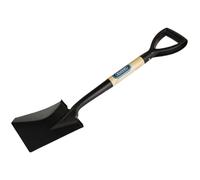 Draper 15072 rond point Mini pelle avec manche en bois, noir, 15073, 0 voltsV