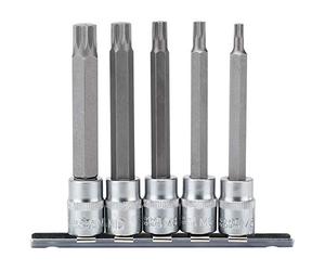 Draper 16349 Lot de 5 douilles à douille carrée 3/8"