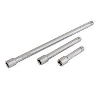 Draper 16425 Lot de 3 barres d'extension à entraînement carré Bleu 9,5 mm