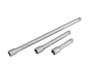 Draper 16425 Lot de 3 barres d'extension à entraînement carré Bleu 9,5 mm