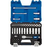 Draper 16480 Lot de 42 douilles carrées 3/8" Bleu