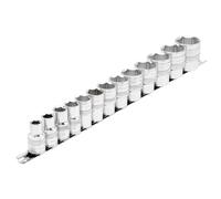 Draper 16498 Lot de 13 douilles à entraînement carré 1/2" Bleu