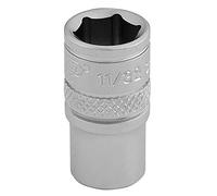 Draper 16523 Douille impériale carrée 1/4" en chrome satiné, taille 11/32"