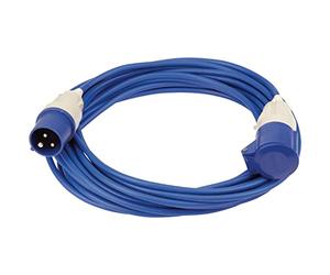 Draper 17568 lentille et câble d'extension 16 A, 230 V, Bleu, 14 m X 1,5 mm sq