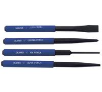 Draper 18161 Jeu de burins et pointeaux 4 pièces (Import Grande Bretagne)