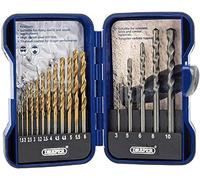 Draper 18551 Coffret assorti de forets HSS et de forets de maçonnerie (17 pièces)