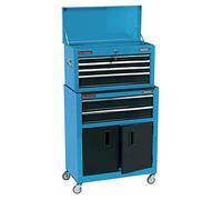 Draper 19563 Armoire à roulettes et coffre à outils Bleu 61 cm