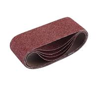 Draper 2 09233 Lot de 5 bandes abrasives en tissu, 75 x 457 mm, grain 40 (rouge, taille unique)