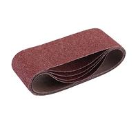 Draper 2 09247 Lot de 5 bandes abrasives en tissu Rouge 100 x 610 mm Grain 40