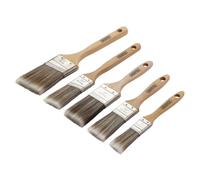 Draper 20445 Lot de 5 pinceaux à Manche en Bois