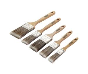 Draper 20445 Lot de 5 pinceaux à Manche en Bois