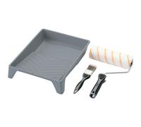 Draper 20947 Medium Pile Polyester Rouleau Peinture & Brosse Set Avec Doux Grip