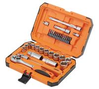 Draper 22110 HI-TORQ® Ensemble De Douilles À 6 Points, 1/4" Et 3/8" (34 Pièces)