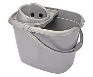 Draper 24778Seau en plastique 12L, gris