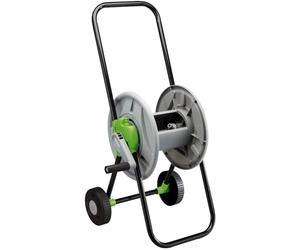 Draper 25060 Dévidoir de tuyau d'arrosage Capacité de stockage 45 m Design portable et réglage de la hauteur Connecteur de tuyau coudé Enrouleur de tuyau sans tuyau