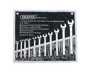 Draper 29545 Hi-Torq Ensemble de clés mixtes métriques 11 pièces